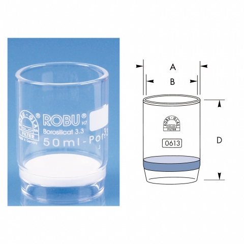 ROBU坩堝型玻璃過濾器