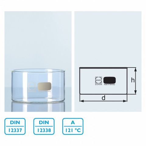 玻璃結晶皿(不具嘴)